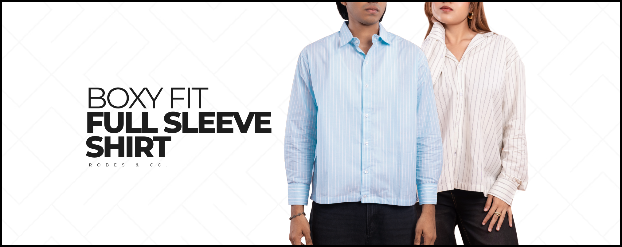 BOXY FIT FULL SLEEVE SHIRT